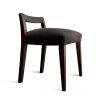 Umberto Low Side Chair in Argentine Rosewood by Costantini | Dining Chair in Chairs by Costantini Design. Item composed of wood & fabric