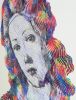 La madonna tribute to boticelli | Mixed Media in Paintings by Virginie SCHROEDER