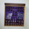 The Guardian Angel Chess/Checkers Set | Mixed Media by Lotz Creations. Item compatible with art deco style