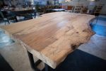 Live Edge Multi Use Combo Coffee Table & Dining Table | Tables by Basemeant WRX. Item composed of wood and steel