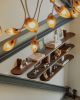 Atelier Eva Design/Build by CAUV Design | Paneling in Wall Treatments by Joe Cauvel of Cauv Design | Atelier Eva in Brooklyn. Item made of oak wood & steel