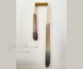 Mystical colors tassels / bamboo | Tapestry in Wall Hangings by Olivia Fiber Art. Item composed of bamboo and cotton in minimalism or mid century modern style