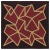 Jacquard Weavings | Wall Sculpture in Wall Hangings by Zuzana Licko. Item composed of wood and fabric in minimalism or mid century modern style