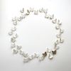 Butterfly Circle Wall Art | Wall Sculpture in Wall Hangings by Elizabeth Prince Ceramics. Item composed of ceramic in minimalism or country & farmhouse style