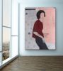 Lover | Oil And Acrylic Painting in Paintings by silvia poloto. Item composed of wood in contemporary or modern style