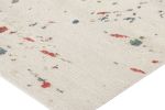 Rug & Kilim’s Contemporary Square Rug in White with Colorful | Area Rug in Rugs by Rug and Kilim