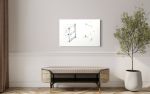 Minimal Line Door Wall Art | Oil And Acrylic Painting in Paintings by NAMYOONSOOART. Item made of canvas with synthetic