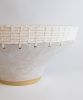 Ceramic and Woven Cotton Decorative Bowl #816 | Decorative Objects by Karen Gayle Tinney. Item made of cotton with ceramic works with boho & minimalism style