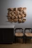 Wood Wall Sculpture | Wall Hangings by Ivars Design. Item composed of wood in minimalism or contemporary style