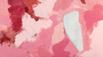 Play #12 — Pink Abstract Oil on Canvas (30×30 in) | Oil And Acrylic Painting in Paintings by Vincent Salvati – Contemporary Abstract Painter | NJ`. Item made of canvas compatible with minimalism and contemporary style