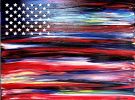 Patriot #3 | Oil And Acrylic Painting in Paintings by Dutch Montana Art. Item composed of canvas