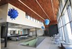 Crystal Meteorite Shower, Champions Hall, University of Arkansas | Public Sculptures by Carson Fox Studio