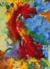 Red Dragon | Mixed Media by Sabrina Galijas-Reginali | Concept Art Brera in Milano. Item composed of wood and canvas in contemporary or modern style
