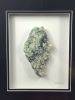 11x14 Framed Stone Artwork (pair of Campan Vert marble) | Wall Sculpture in Wall Hangings by Scott Gentry Sculpture, LLC. Item composed of marble in contemporary style