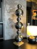 Cactus Long Sculpture Steel and wood | Sculptures by IRENA TONE. Item made of oak wood & steel compatible with minimalism and art deco style