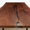 Walnut Dining Table No. 401 | Tables by Elko Hardwoods. Item made of walnut with steel works with contemporary & modern style