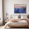 Blue Curaçao | Prints in Paintings by Victoria Primicias. Item composed of canvas in contemporary or coastal style