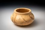 Spalted Maple Vessel | Decorative Bowl in Decorative Objects by Louis Wallach Designs. Item made of maple wood works with transitional style