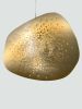 Suspended Cumulus in Gold I | Sculptures by Claudine Gevry Studio. Item composed of aluminum compatible with minimalism and contemporary style