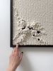 Woven wall art frame (TIde Pool 001) | Tapestry in Wall Hangings by Elle Collins. Item composed of oak wood & cotton compatible with minimalism and mid century modern style