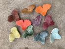 Ceramic Ginkgo Leaves | Wall Sculpture in Wall Hangings by Amy Meya. Item made of ceramic
