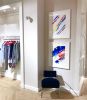 "Flag" - Abstract interpretations of the Tommy Hilfiger logo. | Oil And Acrylic Painting in Paintings by Justin W. Cox | Tommy Hilfiger in Düsseldorf. Item composed of paper and synthetic