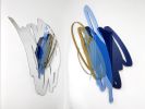 Scribble Mirror (Vertical) - 48" high | Sculptures by Ryan Coleman. Item composed of glass and synthetic in minimalism or contemporary style