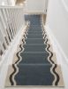 Handwoven Woolen Stair Runner Rug | Rugs by Evergreen Carpets. Item composed of wool in boho or minimalism style