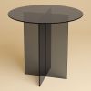 Smoked Glass Dining Table - IKI by Lebanto | Tables by Lebanto. Item composed of glass in minimalism or contemporary style