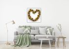Heart of Happiness | Oil And Acrylic Painting in Paintings by DaggArt. Item made of canvas & synthetic compatible with contemporary style