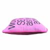 velvet WOKE UP SEXY AS HELL AGAIN custom made pillow | Pillows by Mommani Threads. Item made of fabric works with contemporary & eclectic & maximalism style