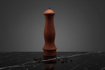 Solid Apple Wood Pepper Mill | Handcrafted Luxury | Decorative Objects by Holzkunst Samuel Meisinger. Item made of wood works with country & farmhouse & art deco style