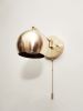Pull Chain Directional, Wall Brass Sconce, Coastal Light | Sconces by Retro Steam Works. Item made of brass compatible with modern style