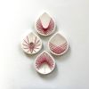 Lotus - Set Of 4 | Art & Wall Decor by Elizabeth Prince Ceramics