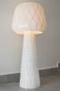 Diamond Grid Floor Light 160 White | Floor Lamp in Lamps by ADAMLAMP. Item composed of synthetic in minimalism or contemporary style
