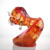 Ox Crystal Figurine, Profundity | Sculptures by Lawrence & Scott. Item made of glass
