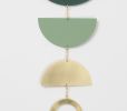 Frond Wall Hanging in Green | Wall Sculpture in Wall Hangings by Circle & Line. Item composed of brass compatible with contemporary and modern style