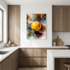 Cosmic Sphere — Abstract Celestial Canvas Art | Prints in Paintings by Alpenglow Workshop. Item composed of canvas in minimalism or contemporary style
