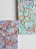Mosaiced Up 04 - Original Botanical Watercolor Painting | Paintings by Apoorva Kasaraneni. Item composed of canvas & synthetic