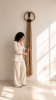Jute rope & blackened steel- XL | Wall Sculpture in Wall Hangings by Olivia Fiber Art. Item composed of steel and fiber in boho or minimalism style