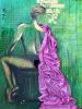 "You Are Beautiful" | Mixed Media by Vanessa Pineda Fox. Item made of canvas works with contemporary & modern style