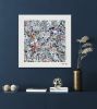 Prayers from Paris - Original mixed media painting | Oil And Acrylic Painting in Paintings by Xiaoyang Galas. Item composed of canvas compatible with contemporary and art deco style