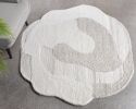 Modern Handtufted Area Rug, wool -LOKSOP - 120 CM ROUND DIA | Small Rug in Rugs by Selligram. Item made of wool works with boho & minimalism style