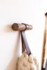 Westwind | Wall Sculpture in Wall Hangings by Keyaiira | leather + fiber. Item made of walnut with leather