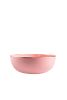 Handmade Porcelain Salad Serving Bowl With Gold Rim. Powder | Serveware by Creating Comfort Lab