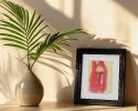 Rita Baking Cookies - Original Watercolor | Watercolor Painting in Paintings by Rita Winkler - My Art, My Shop -by Rita ... Where Every Stroke Speaks of Joy and Inclusion. Item works with contemporary & modern style