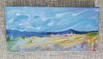 Blue Long's Peak | Oil And Acrylic Painting in Paintings by Jessica Marshall / Library of Marshall Arts. Item compatible with contemporary and country & farmhouse style