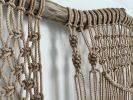 Large Driftwood Macramé Neutral Tan Brown | Macrame Wall Hanging in Wall Hangings by MACRO MACRAME by Maeve Pacheco. Item composed of wood and cotton in boho or coastal style