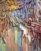 Textural Mixed Media Fiber Wall Art | Tapestry in Wall Hangings by Calla Michaelides Lokku | Children's Museum of Denver at Marsico Campus in Denver. Item composed of fabric & fiber compatible with contemporary and eclectic & maximalism style