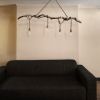 Farmhouse Chandelier ,Rustic Wood Chandelier | Chandeliers by Magdyss Boutique. Item composed of wood and cotton in boho or minimalism style